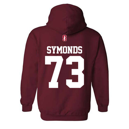 Stanford - NCAA Football : Charlie Symonds - Classic Shersey Hooded Sweatshirt-1