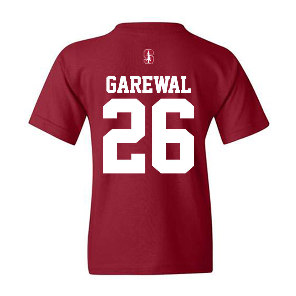 Stanford - NCAA Baseball : Sam Garewal - Classic Shersey Youth T-Shirt-1