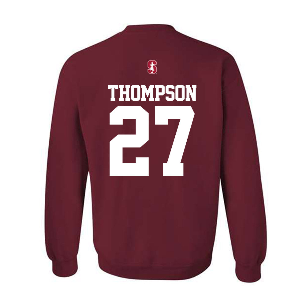 Stanford - NCAA Football : Breylan Thompson - Classic Shersey Crewneck Sweatshirt-1