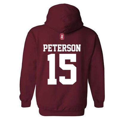 Stanford - NCAA Women's Basketball : Harper Peterson - Classic Shersey Hooded Sweatshirt-1
