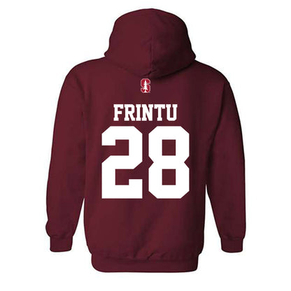 Stanford - NCAA Men's Soccer : Eric Frintu - Classic Shersey Hooded Sweatshirt-1