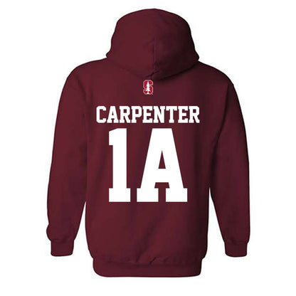 Stanford - NCAA Women's Water Polo : Christine Carpenter - Classic Shersey Hooded Sweatshirt-1