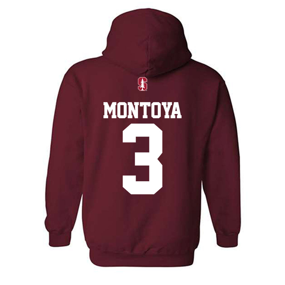 Stanford - NCAA Women's Soccer : Allie Montoya - Classic Shersey Hooded Sweatshirt-1