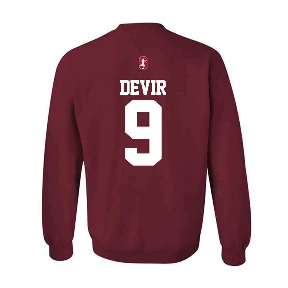 Stanford - NCAA Women's Lacrosse : Lindsey Devir - Classic Shersey Crewneck Sweatshirt-1