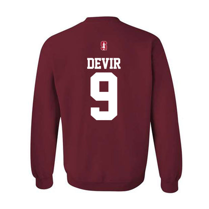 Stanford - NCAA Women's Lacrosse : Lindsey Devir - Classic Shersey Crewneck Sweatshirt-1