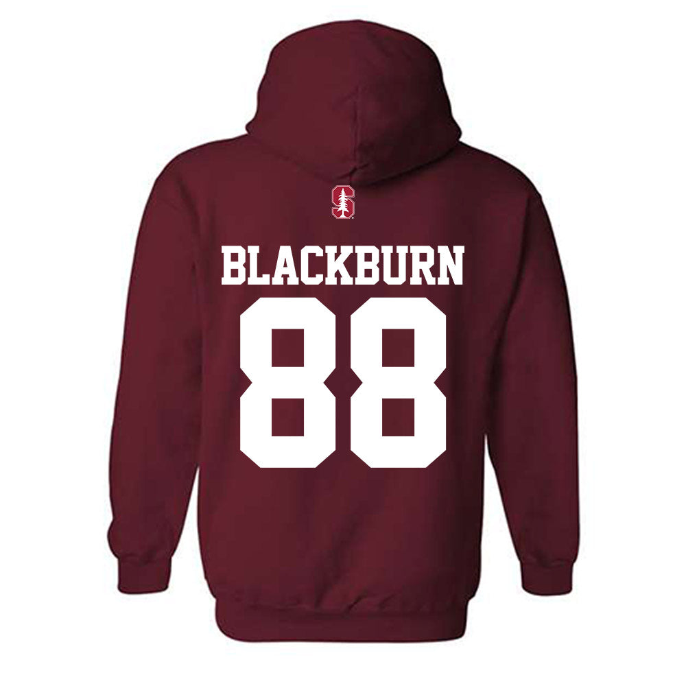 Stanford - NCAA Football : Benji Blackburn - Classic Shersey Hooded Sweatshirt-1