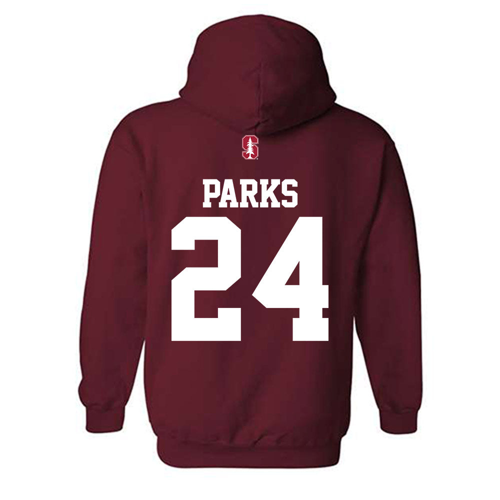Stanford - NCAA Women's Volleyball : Logan Parks - Classic Shersey Hooded Sweatshirt-1