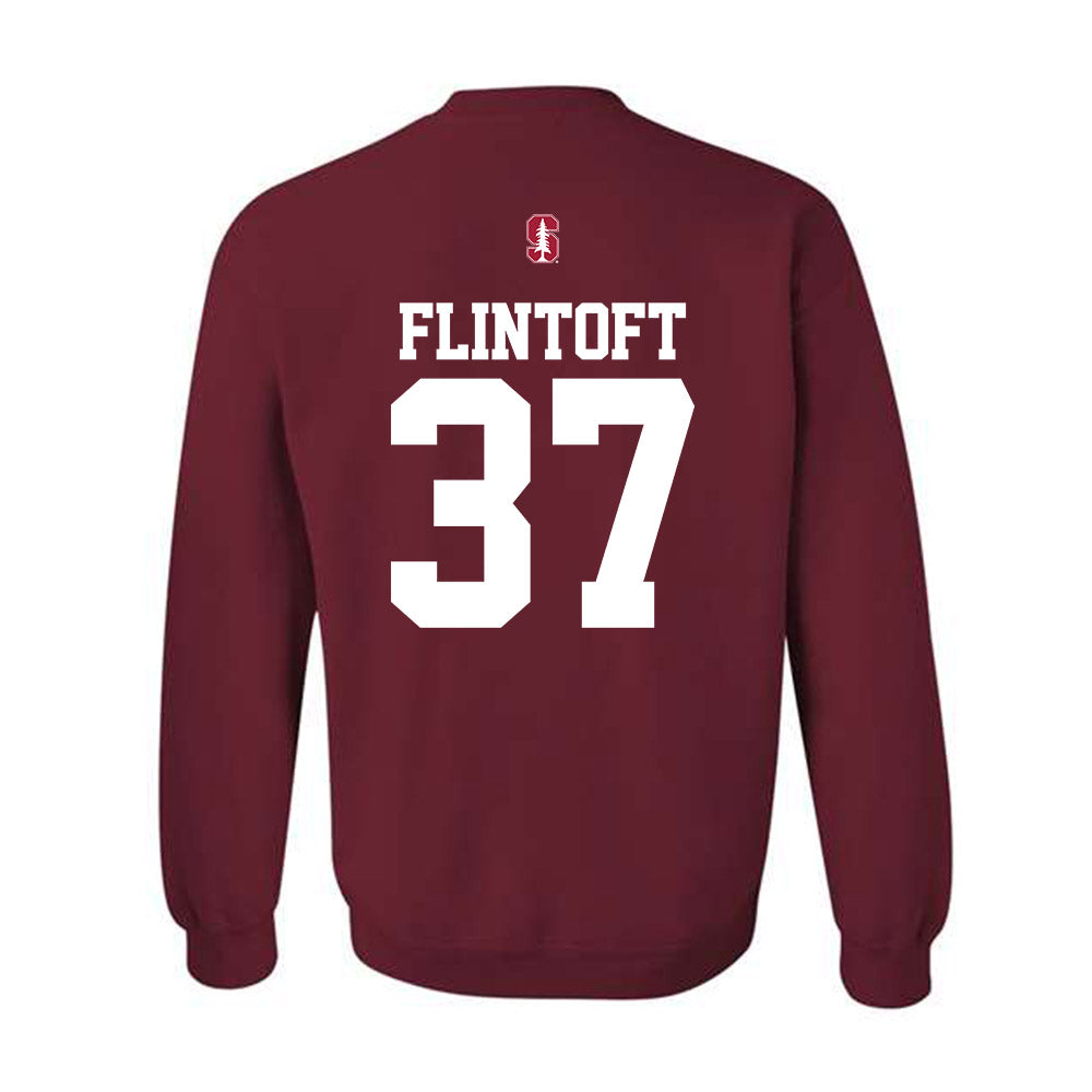Stanford - NCAA Football : Aidan Flintoft - Classic Shersey Crewneck Sweatshirt-1