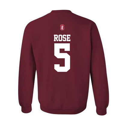 Stanford - NCAA Women's Lacrosse : Olivia Rose - Classic Shersey Crewneck Sweatshirt-1