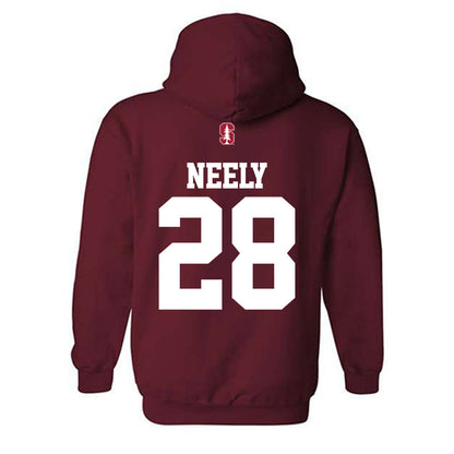 Stanford - NCAA Football : Sam Neely - Classic Shersey Hooded Sweatshirt-1