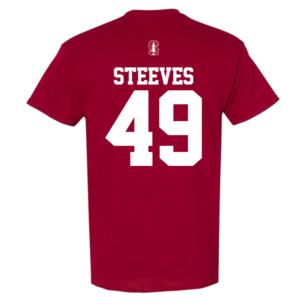 Stanford - NCAA Baseball : Austin Steeves - Classic Shersey T-Shirt-1