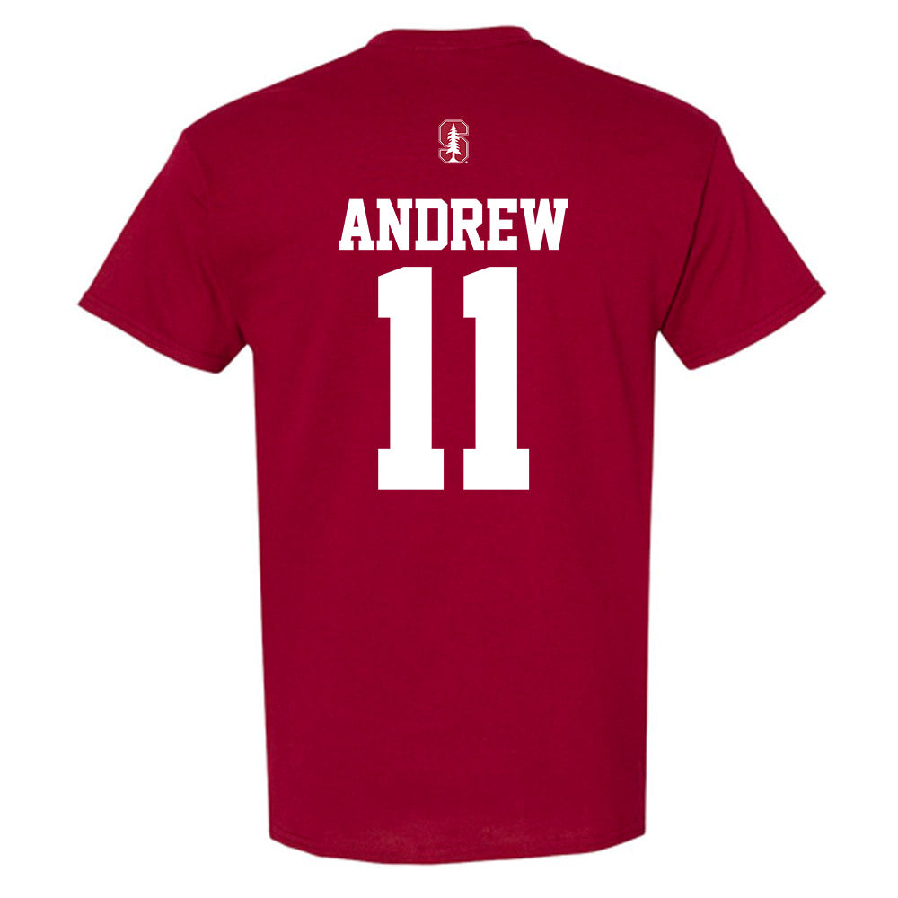 Stanford - NCAA Women's Volleyball : Elizabeth Andrew - Classic Shersey T-Shirt-1