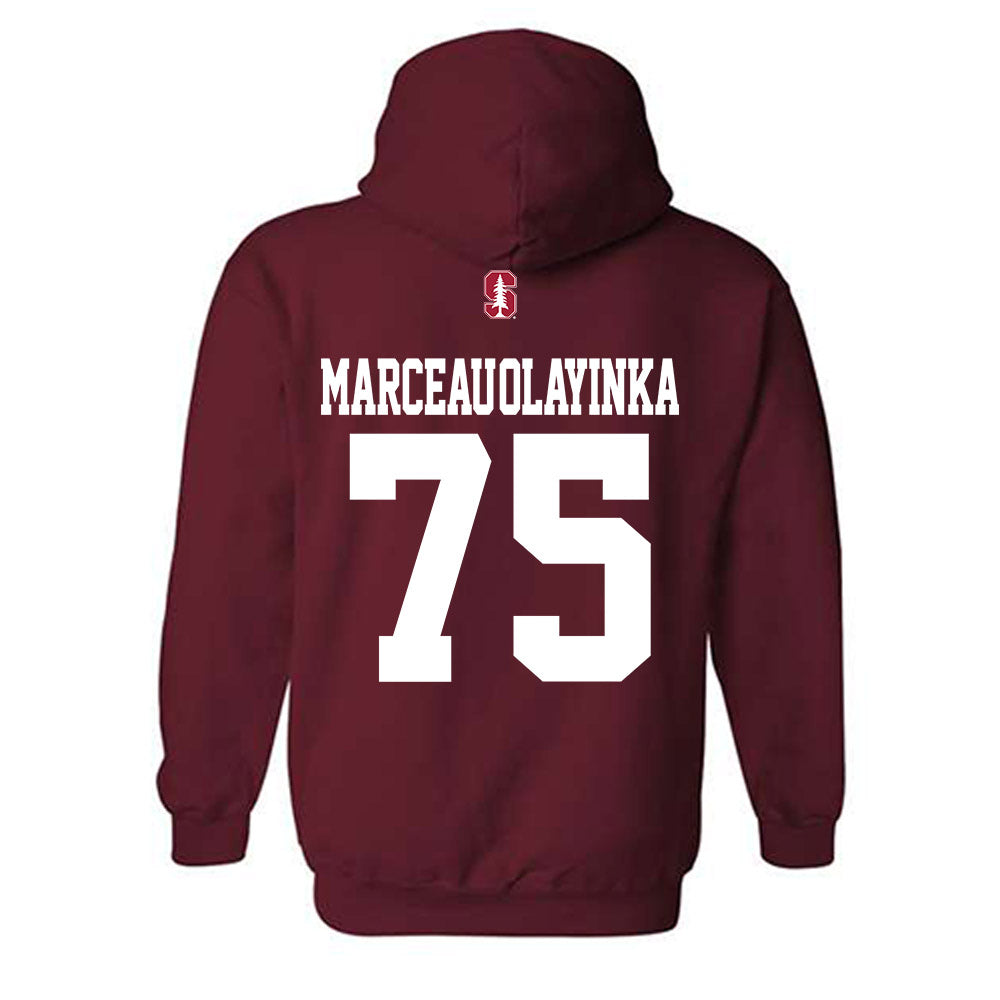 Stanford - NCAA Football : Braden Marceau-Olayinka - Classic Shersey Hooded Sweatshirt-1