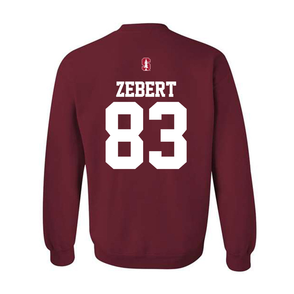 Stanford - NCAA Football : Reiman Zebert - Classic Shersey Crewneck Sweatshirt-1