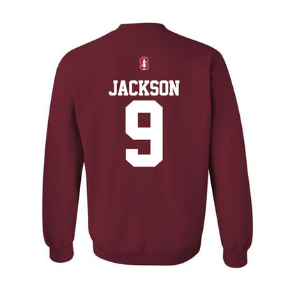 Stanford - NCAA Football : Myles Jackson - Classic Shersey Crewneck Sweatshirt-1