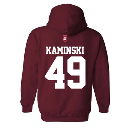 Stanford - NCAA Football : Gabe Kaminski - Classic Shersey Hooded Sweatshirt-1