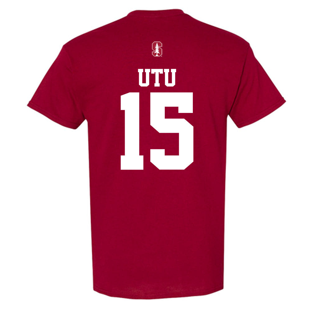 Stanford - NCAA Football : Donte Utu - Classic Shersey T-Shirt-1