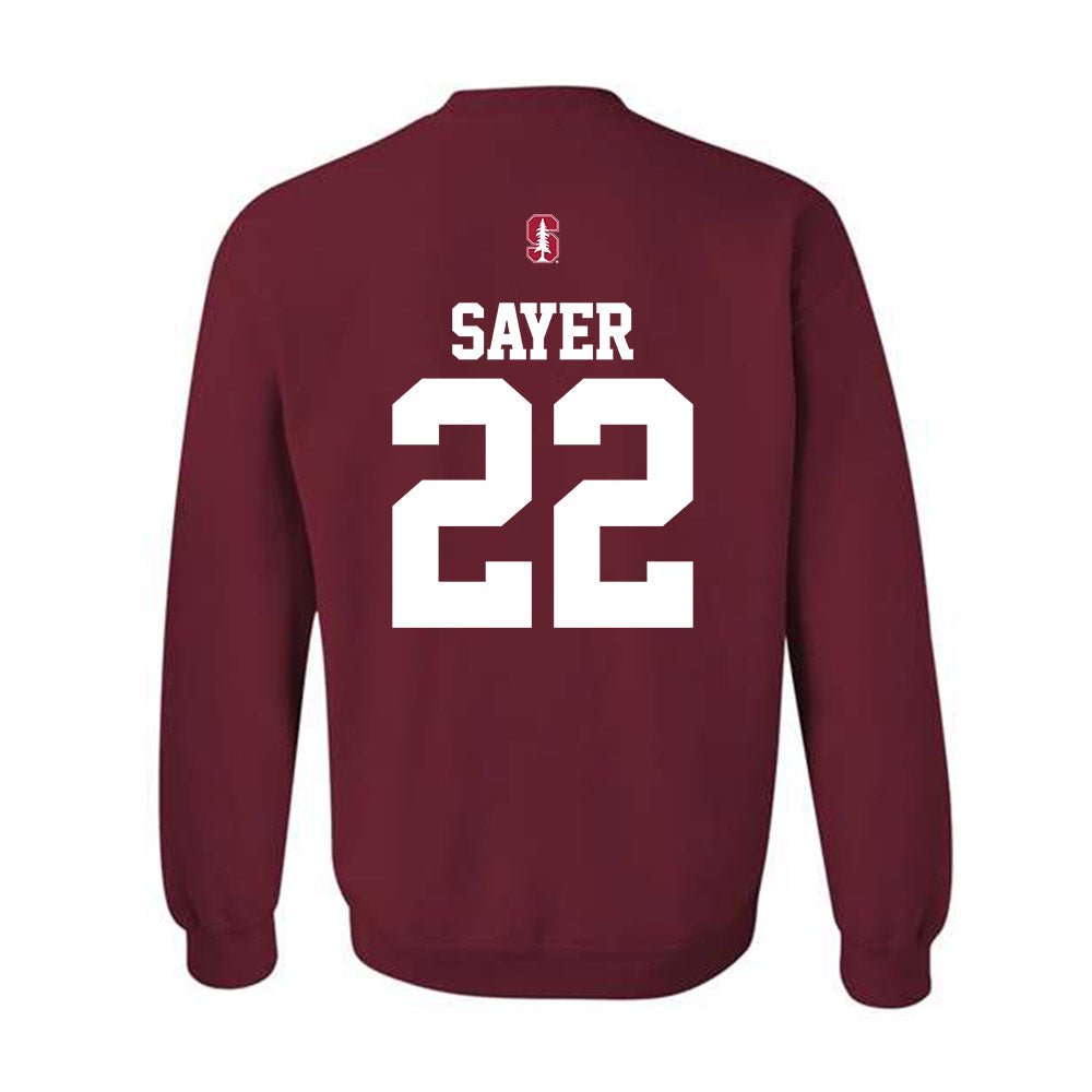Stanford - NCAA Women's Volleyball : Erika Sayer - Classic Shersey Crewneck Sweatshirt-1