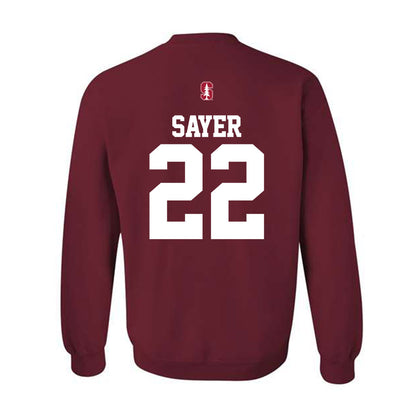 Stanford - NCAA Women's Volleyball : Erika Sayer - Classic Shersey Crewneck Sweatshirt-1