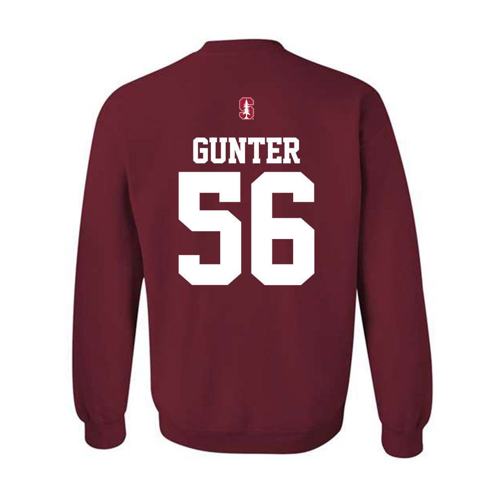 Stanford - NCAA Football : Hayden Gunter - Classic Shersey Crewneck Sweatshirt-1