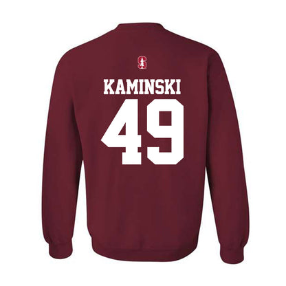 Stanford - NCAA Football : Gabe Kaminski - Classic Shersey Crewneck Sweatshirt-1