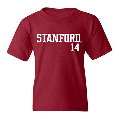 Stanford - NCAA Baseball : Sebastian David - Classic Shersey Youth T-Shirt-0