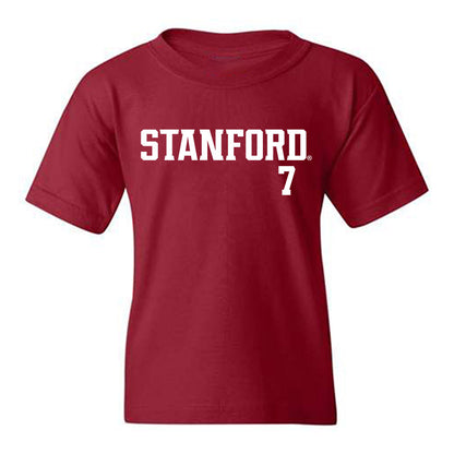 Stanford - NCAA Men's Soccer : Fletcher Bank - Classic Shersey Youth T-Shirt-0