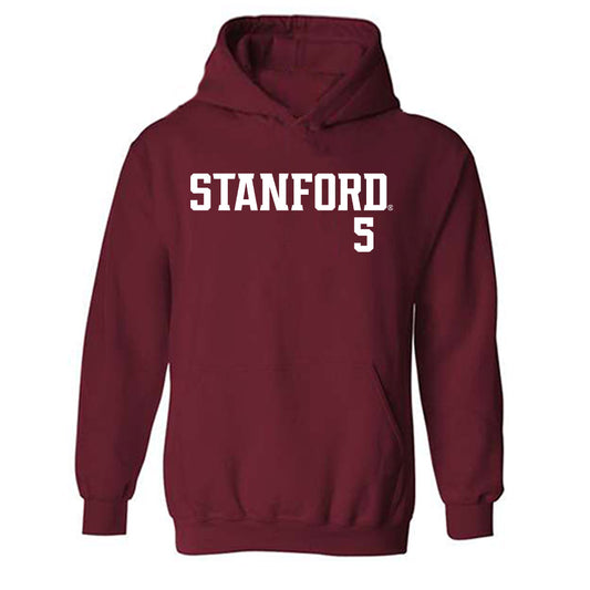 Stanford - NCAA Men's Water Polo : Chase Mcfarland - Classic Shersey Hooded Sweatshirt-0