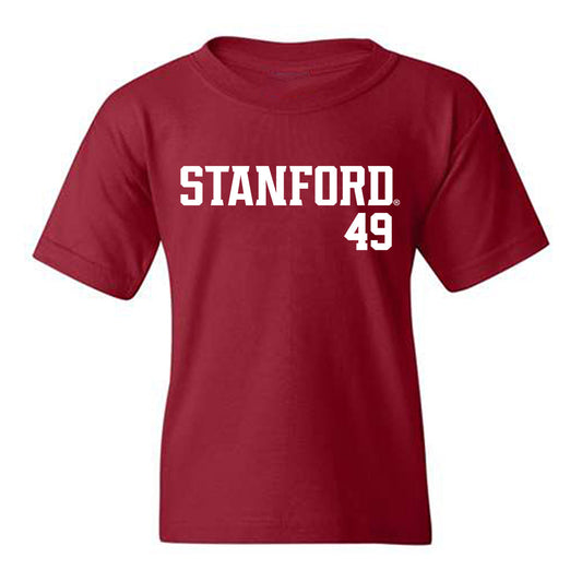 Stanford - NCAA Baseball : Austin Steeves - Classic Shersey Youth T-Shirt-0