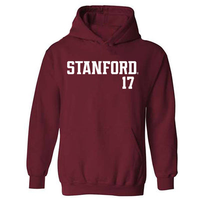 Stanford - NCAA Women's Lacrosse : Rylee Bouvier - Classic Shersey Hooded Sweatshirt-0
