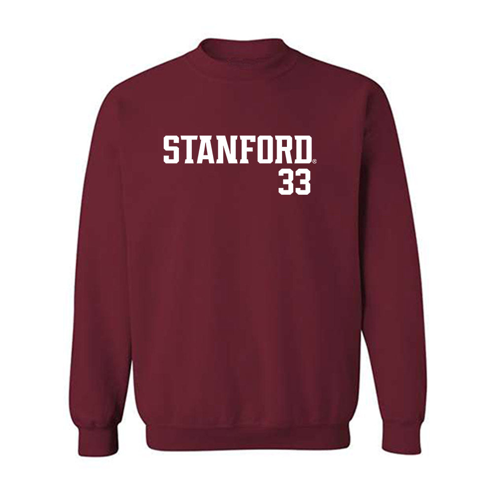 Stanford - NCAA Men's Basketball : Evan Stinson - Classic Shersey Crewneck Sweatshirt-0