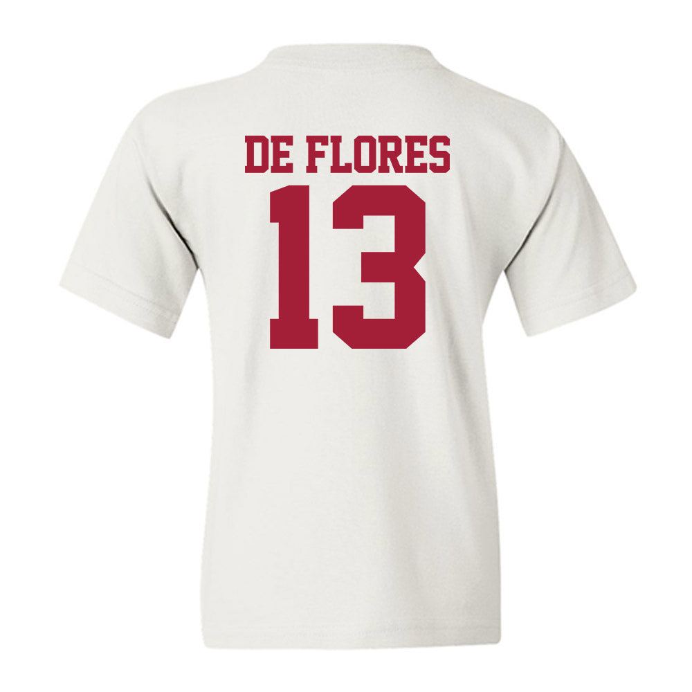 Stanford - NCAA Men's Soccer : Shane de Flores - Classic Shersey Youth T-Shirt-1