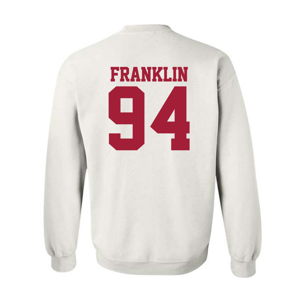 Stanford - NCAA Football : Anthony Franklin - Classic Shersey Crewneck Sweatshirt-1