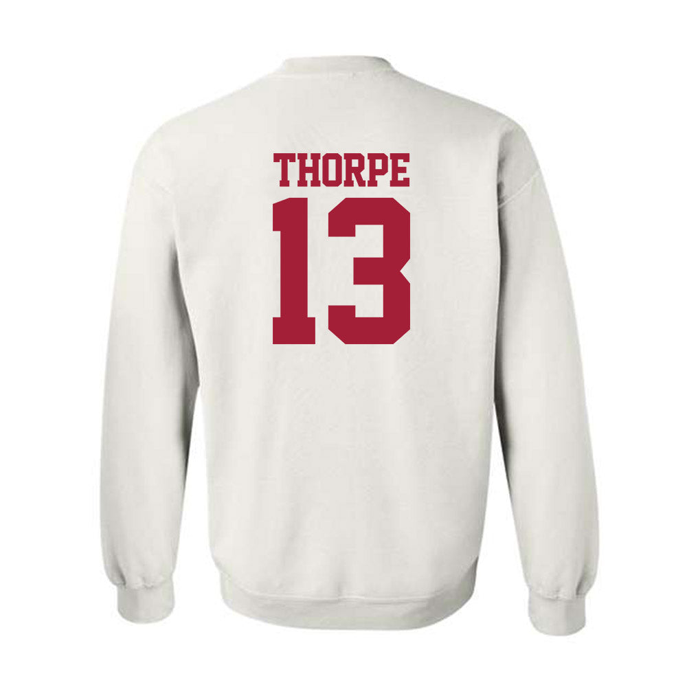 Stanford - NCAA Football : Liam Thorpe - Classic Shersey Crewneck Sweatshirt-1