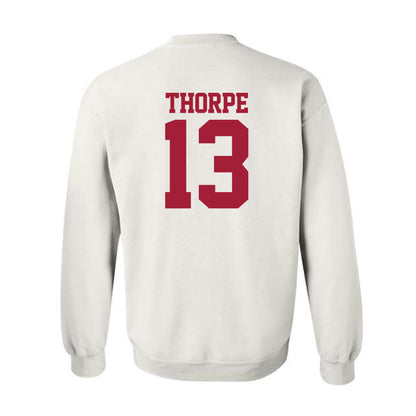 Stanford - NCAA Football : Liam Thorpe - Classic Shersey Crewneck Sweatshirt-1