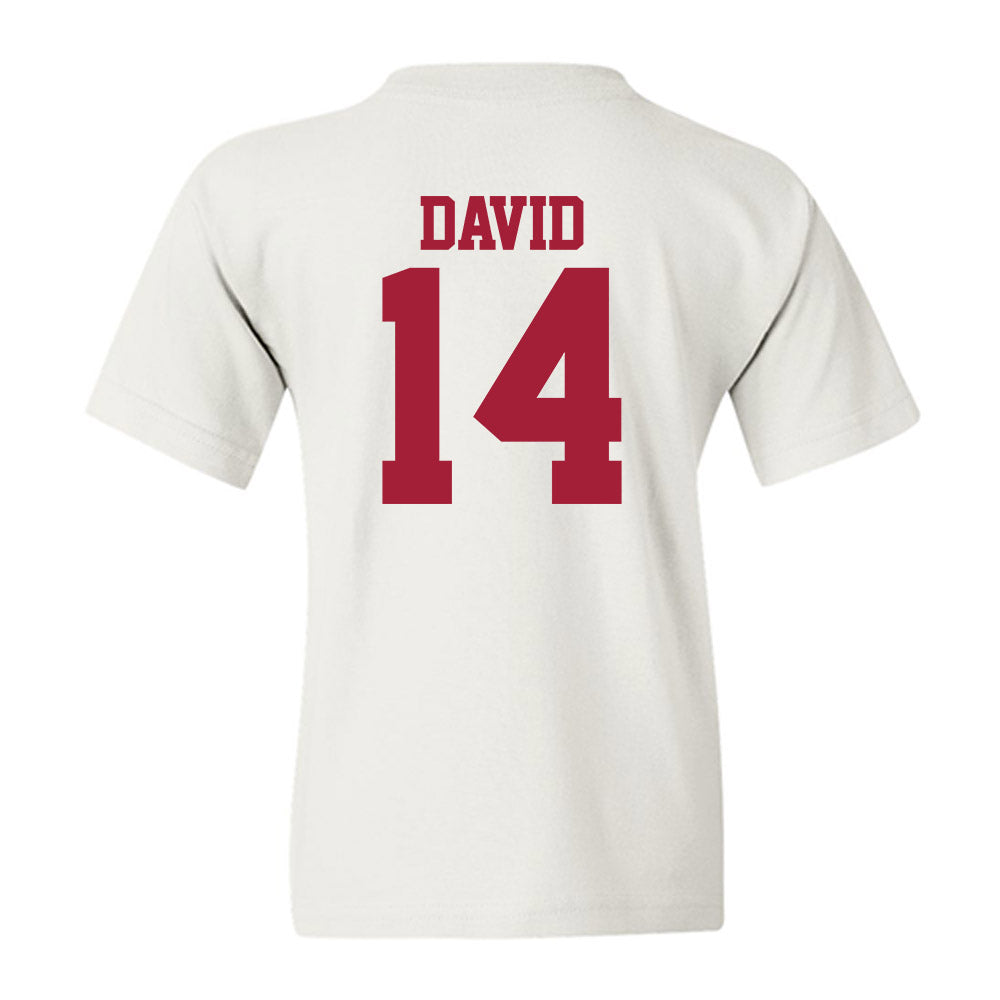 Stanford - NCAA Baseball : Sebastian David - Classic Shersey Youth T-Shirt-1