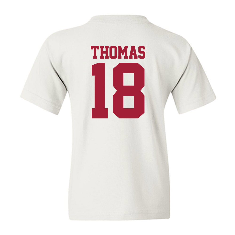 Stanford - NCAA Baseball : Kassius Thomas - Classic Shersey Youth T-Shirt-1