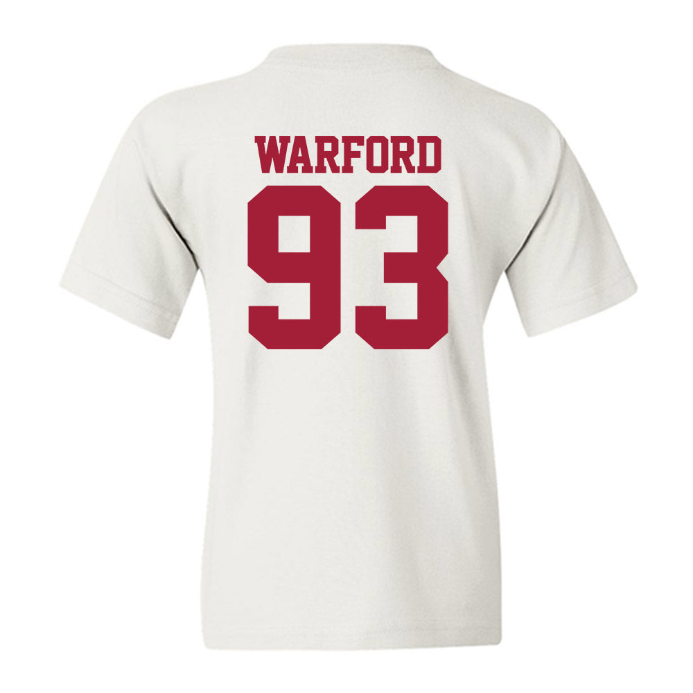 Stanford - NCAA Football : Peyton Warford - Classic Shersey Youth T-Shirt-1