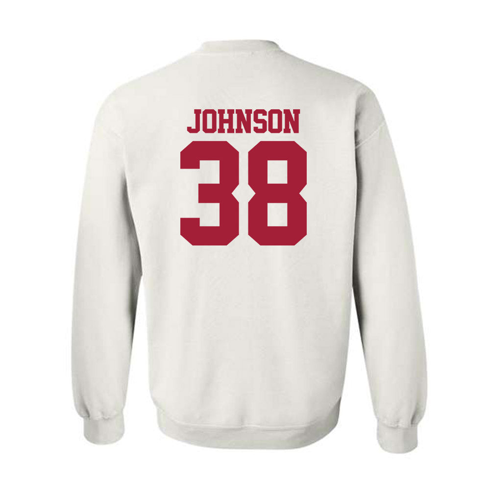 Stanford - NCAA Football : Zach Johnson - Classic Shersey Crewneck Sweatshirt-1