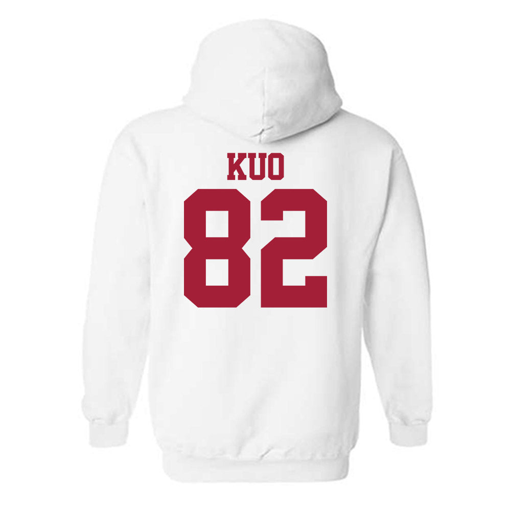 Stanford - NCAA Football : Tyler Kuo - Classic Shersey Hooded Sweatshirt-1