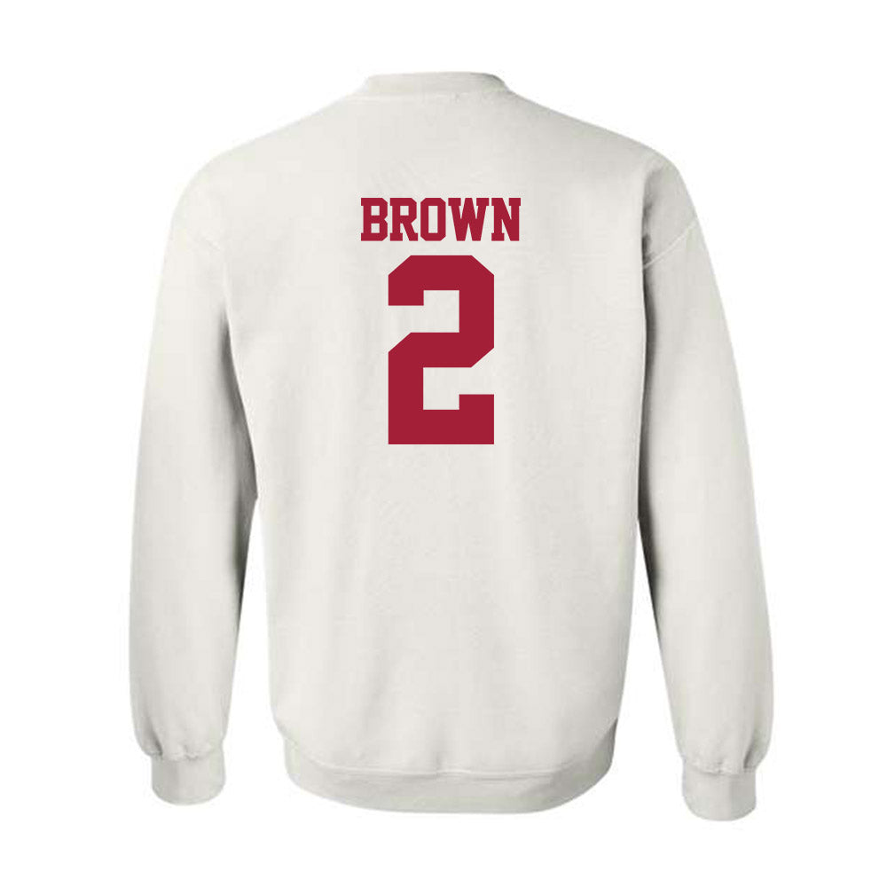 Stanford - NCAA Football : Elijah Brown - Classic Shersey Crewneck Sweatshirt-1