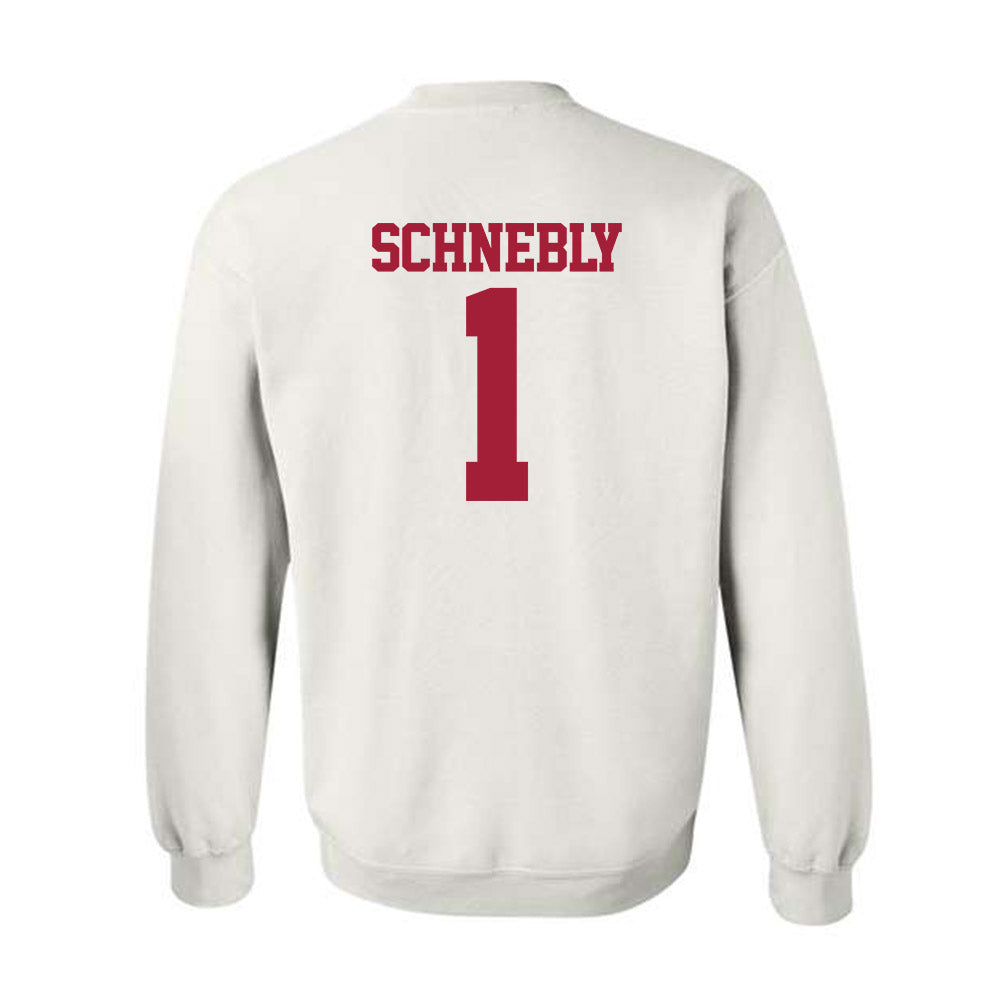 Stanford - NCAA Men's Soccer : Rowan Schnebly - Classic Shersey Crewneck Sweatshirt-1