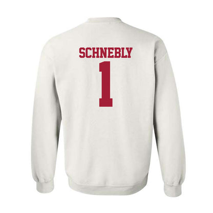 Stanford - NCAA Men's Soccer : Rowan Schnebly - Classic Shersey Crewneck Sweatshirt-1