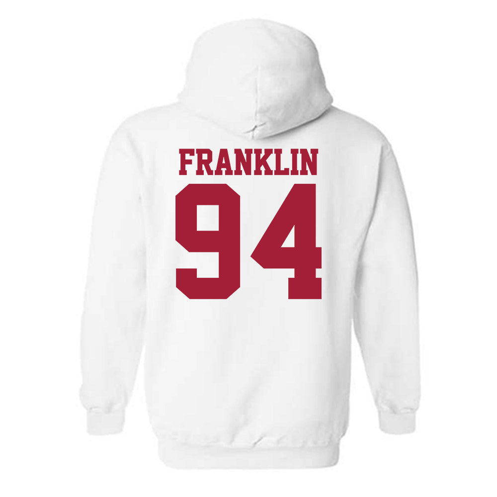 Stanford - NCAA Football : Anthony Franklin - Classic Shersey Hooded Sweatshirt-1