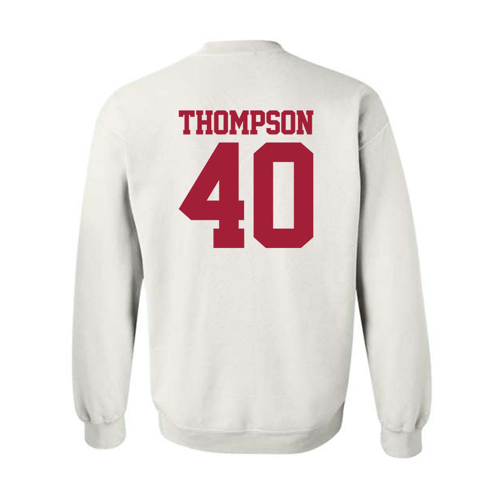 Stanford - NCAA Football : Jason Thompson - Classic Shersey Crewneck Sweatshirt-1