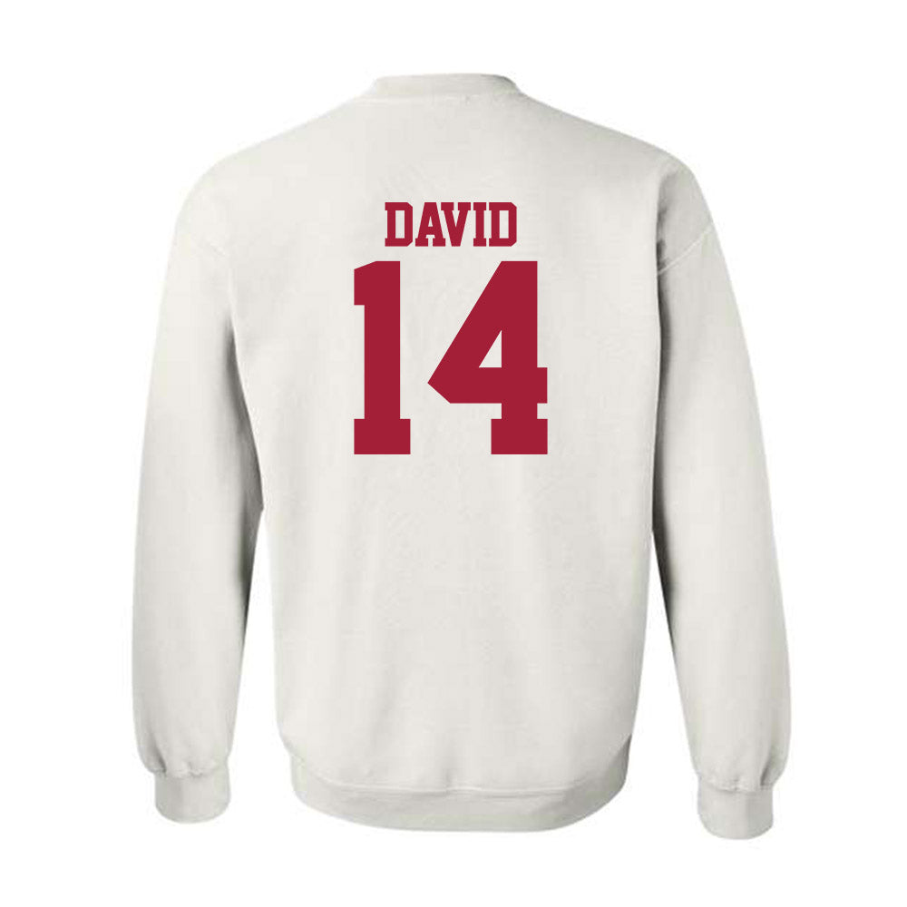 Stanford - NCAA Baseball : Sebastian David - Classic Shersey Crewneck Sweatshirt-1