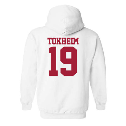 Stanford - NCAA Baseball : Teddy Tokheim - Classic Shersey Hooded Sweatshirt-1
