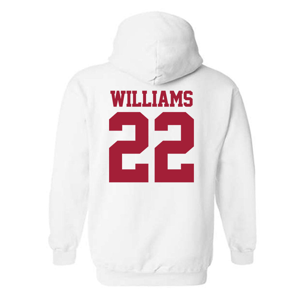 Stanford - NCAA Women's Lacrosse : Peep Williams - Classic Shersey Hooded Sweatshirt-1