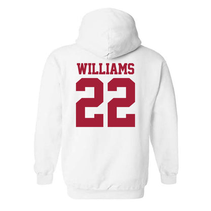 Stanford - NCAA Women's Lacrosse : Peep Williams - Classic Shersey Hooded Sweatshirt-1