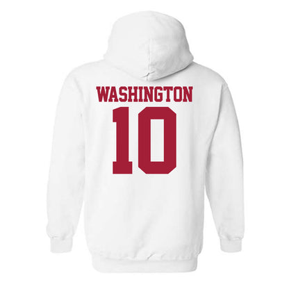 Stanford - NCAA Football : Jordan Washington - Classic Shersey Hooded Sweatshirt-1